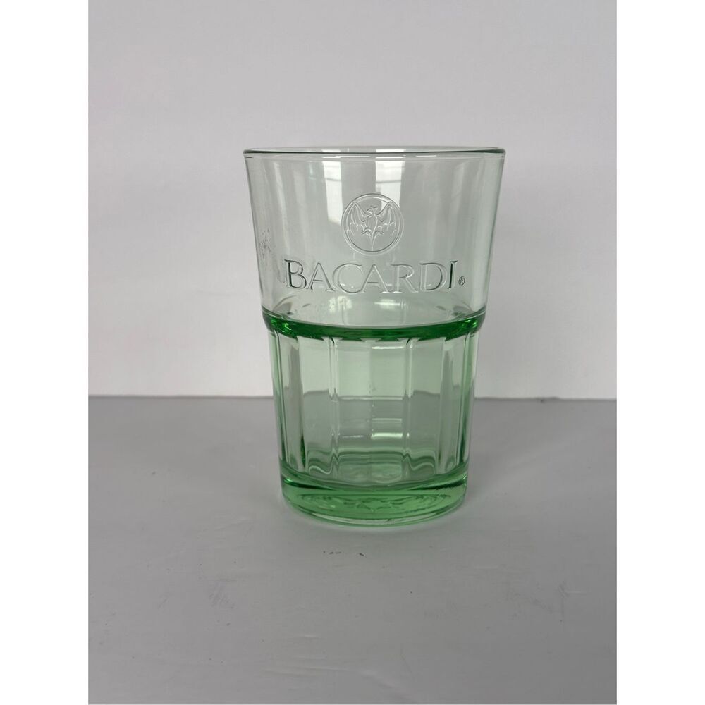Bacardi Rum Glass Green